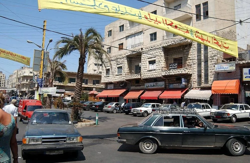 The center of Nabatieh in southern Lebanon, photographed before the 2006 bombardments.