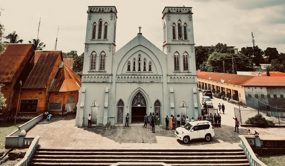 Our Lady of the Rosary Cathedral in Kisangani, Tshopo Province, Democratic Republic of the Congo.