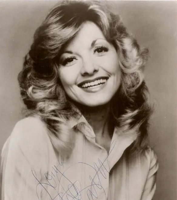 Country singer Stella Parton, Dolly Parton's sister, in an autographed publicity portrait.