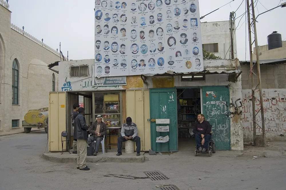 Jenin refugee camp in the West Bank, 17 February 2010.