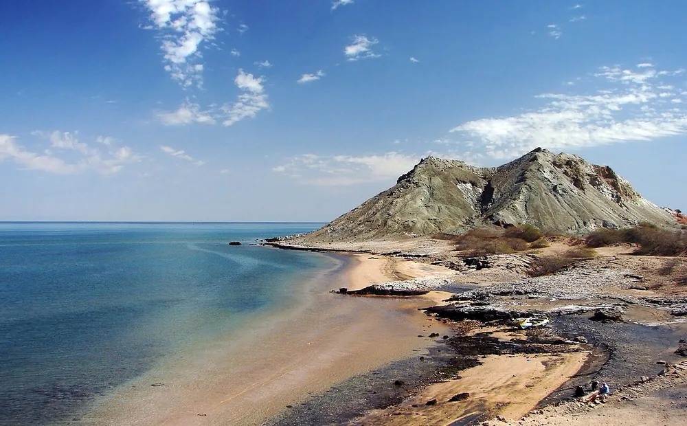 Khezr Beach on Hormuz Island in the Persian Gulf, Iran, 9 February 2008.