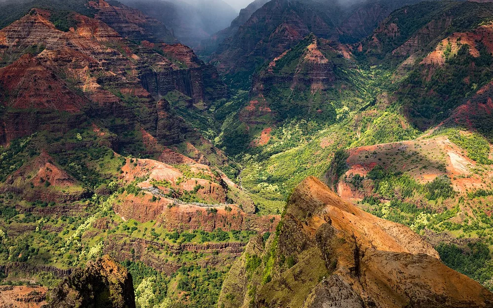 Waimea Canyon on the western side of Kauai, Hawaii, 22 May 2018.