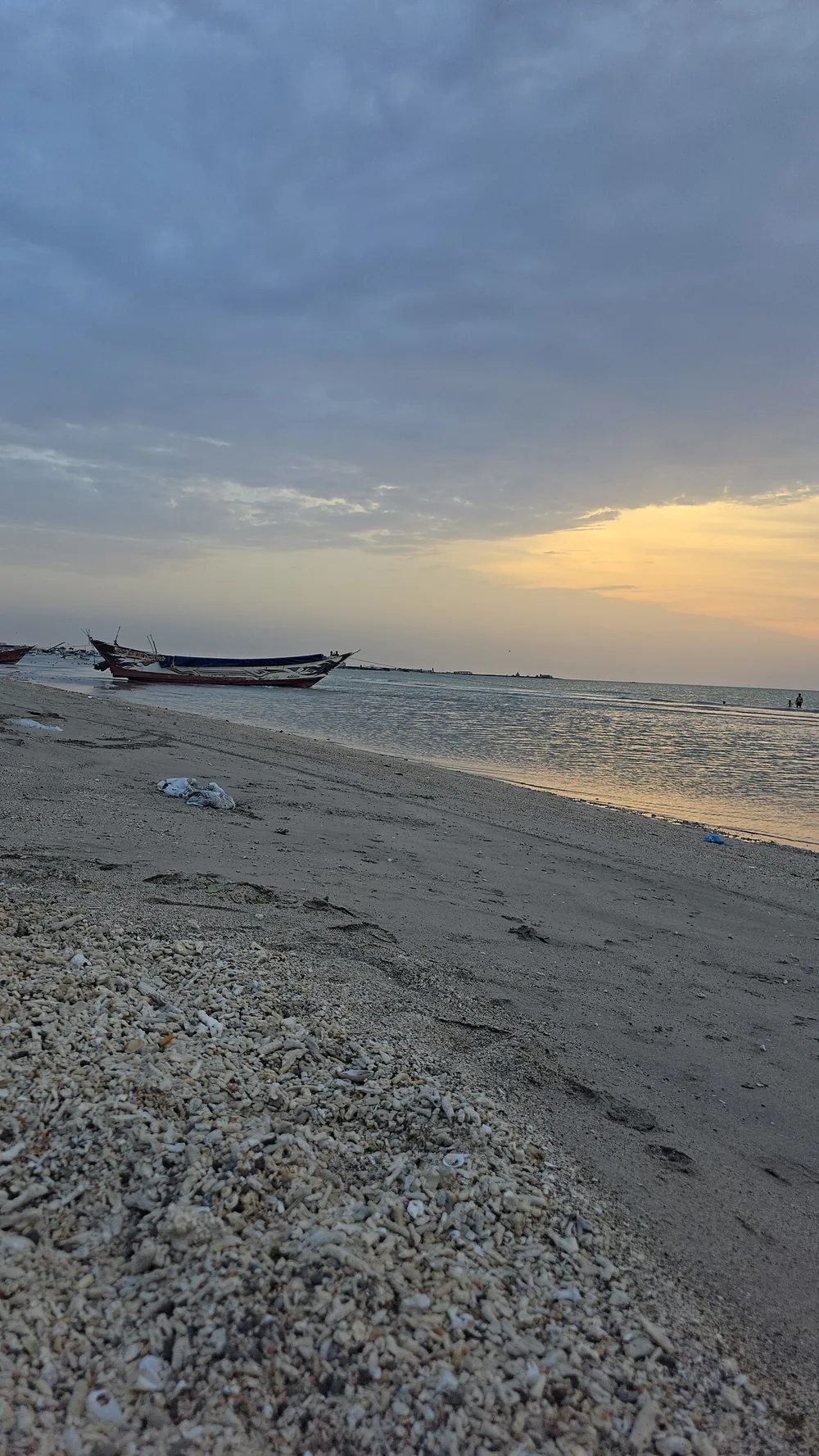 Coastal view at Mokha (Al Mukha) toward the Bab el-Mandeb Strait, Yemen, 8 October 2025.
