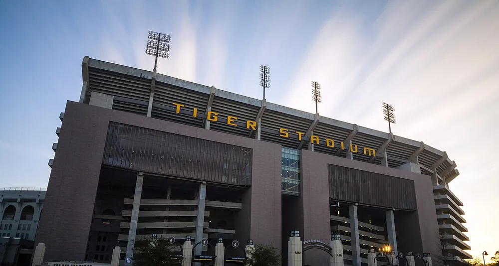 Tiger Stadium at Louisiana State University in Baton Rouge, Louisiana, 26 January 2013.