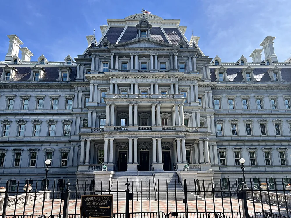 The Eisenhower Executive Office Building in Washington, D.C., 1 June 2024.