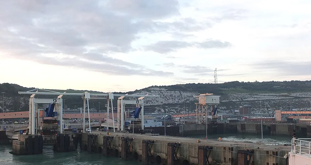 Piers 7, 8 and 9 at the Port of Dover, Kent, England, 27 September 2014.