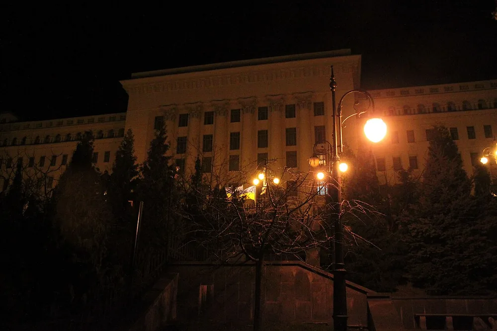 The building at Bankova Street 11 in Kyiv, Ukraine.