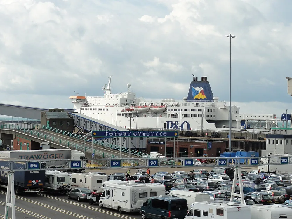 Eastern Docks at the Port of Dover, Kent, 11 July 2012.