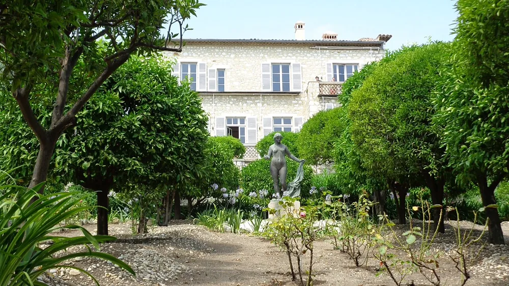 The Domaine des Collettes grounds of the Musée Renoir in Cagnes-sur-Mer, France, on 26 July 2013.