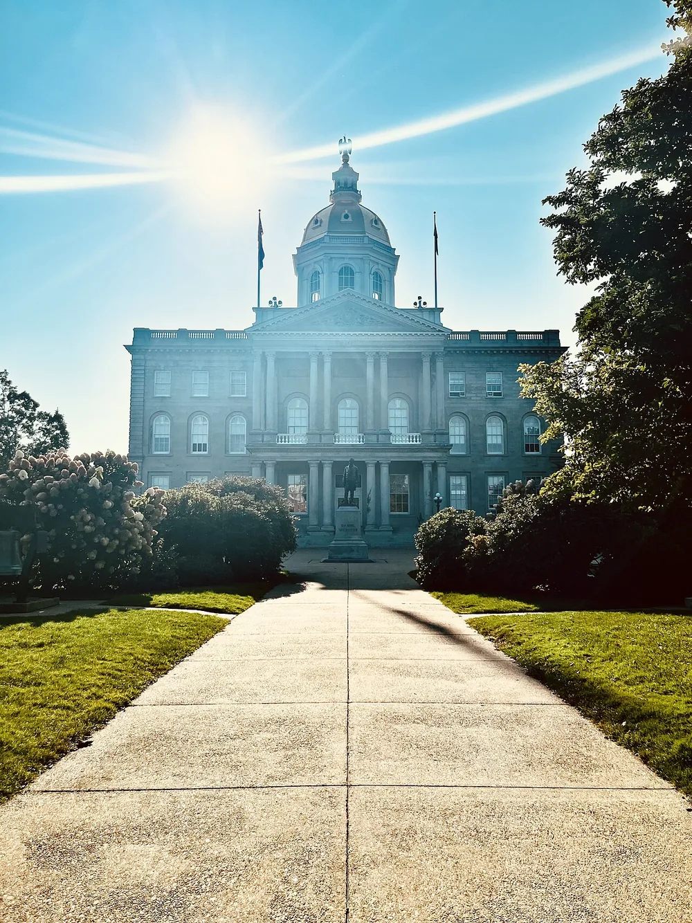 The New Hampshire State House in Concord in 2024.