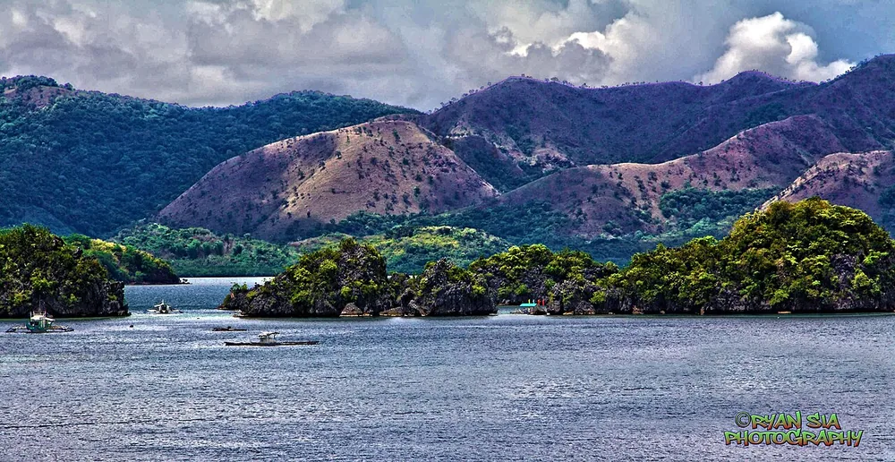 A coastal view near Coron, Palawan, in the Philippines.