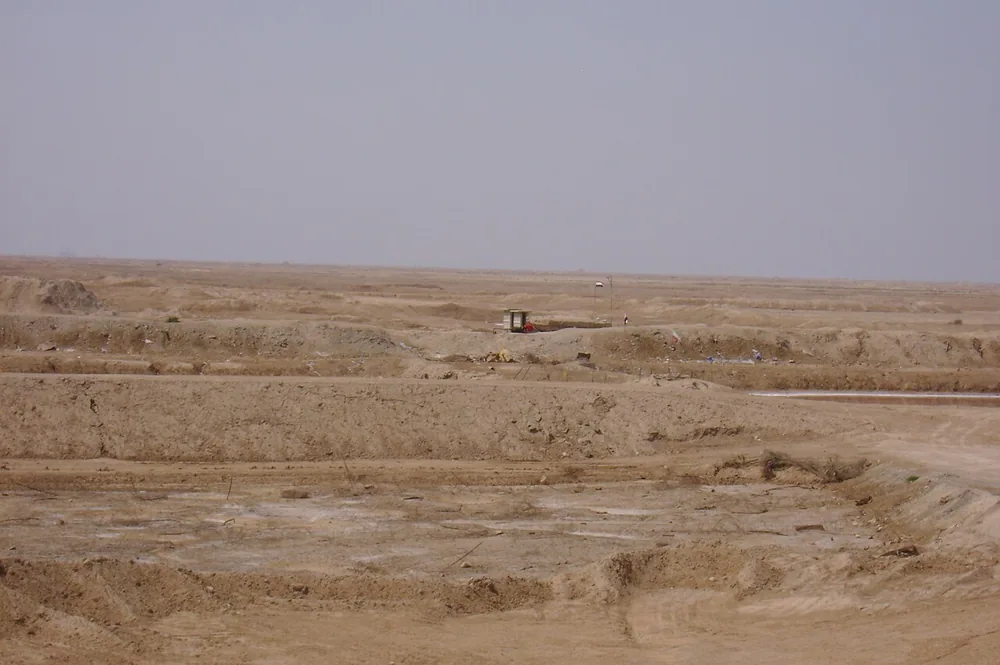 The Shalamcheh border crossing between Iraq and Iran.