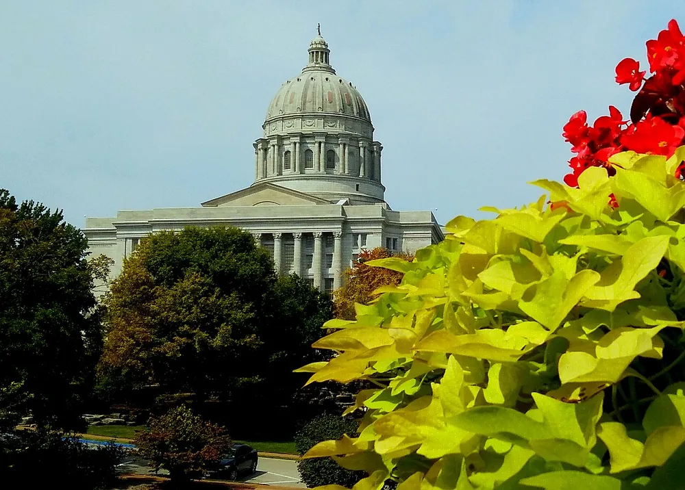 The Missouri State Capitol in Jefferson City, Missouri.