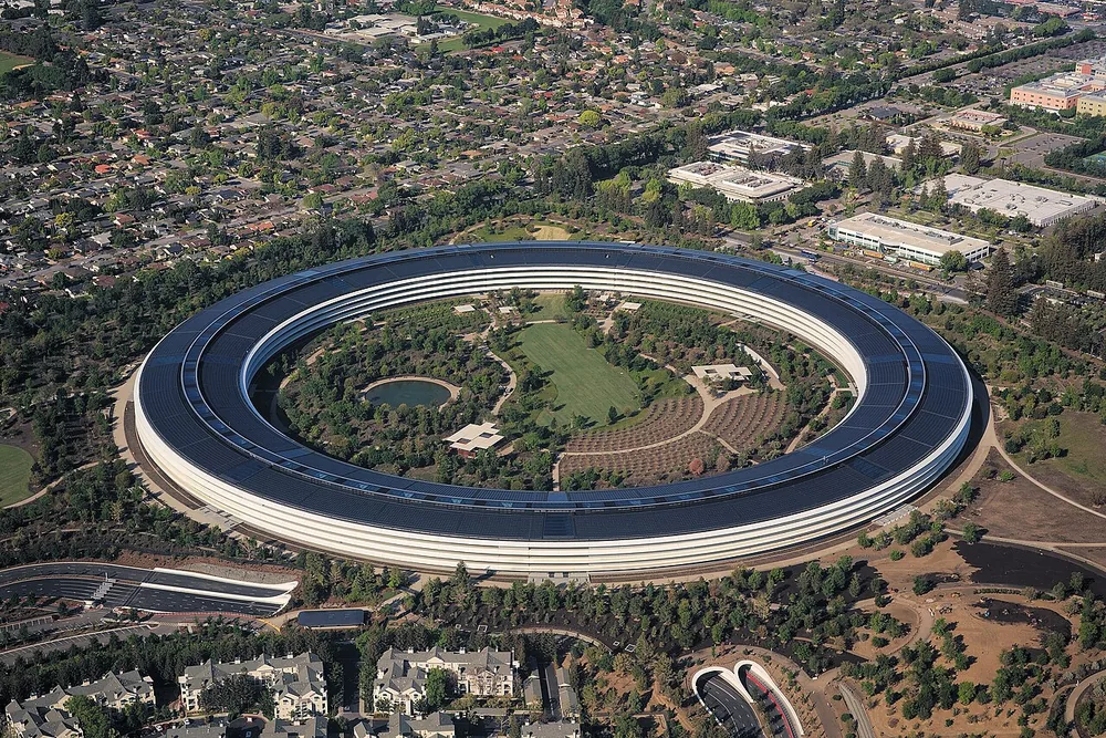 Apple Park in Cupertino, California.