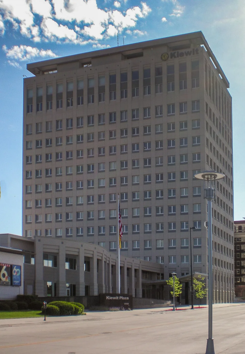 Kiewit Plaza in midtown Omaha, Nebraska, home to Berkshire Hathaway's corporate offices, May 2010.