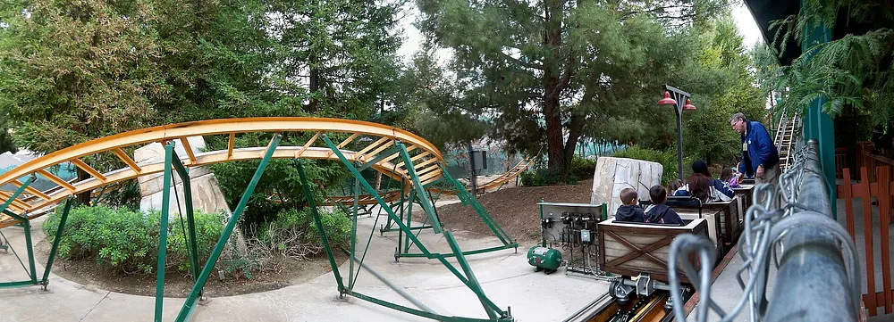 Six Flags Magic Mountain, California.