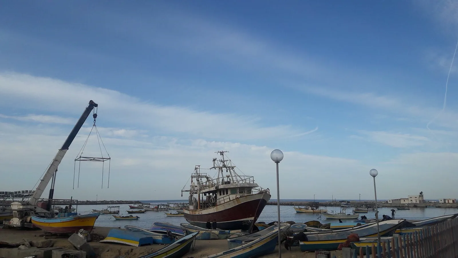 Port of Gaza, 10 January 2017.