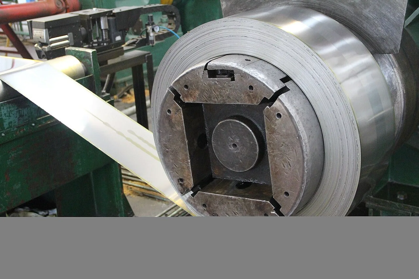 Steel strip production
