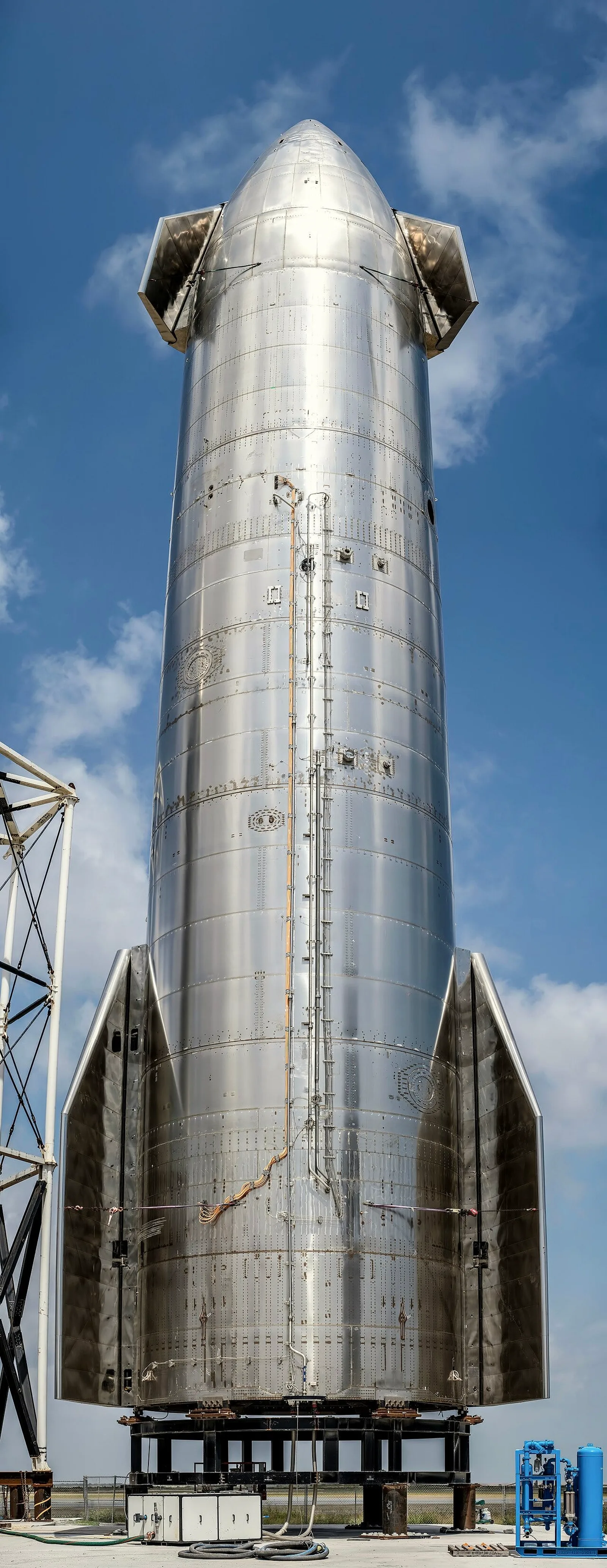 A SpaceX Starship prototype